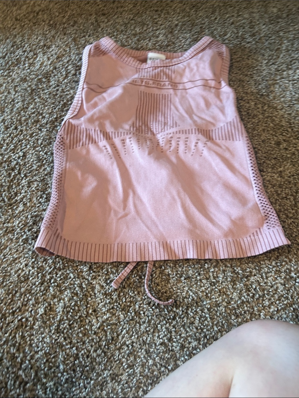 Pink Seamless Performance Tank Top